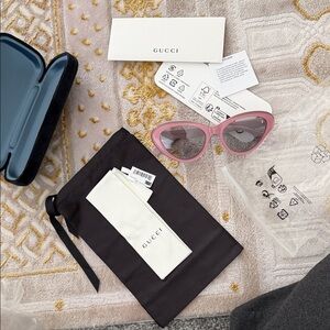Gucci Pink Cat-Eye Sunglasses